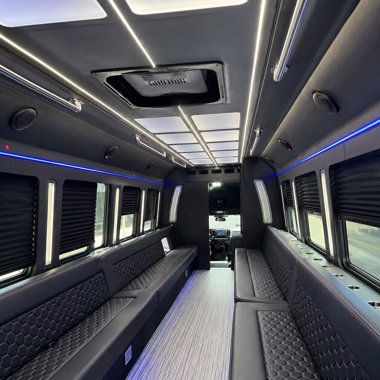 apex party bus rentals inside