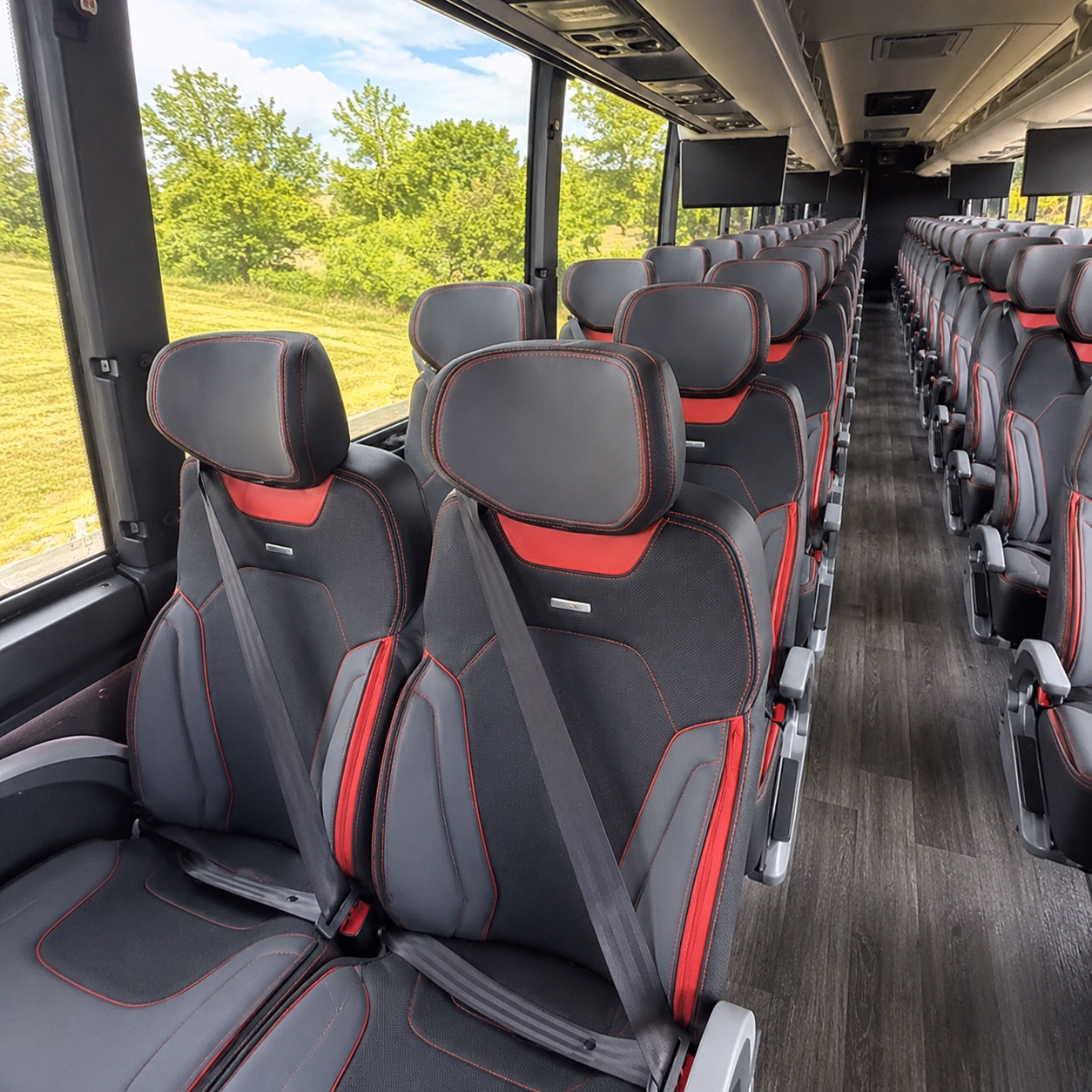 long distance charter buses from apex to charlotte for panthers hornets knights games